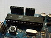Sebuah mikrokontroler AVR ATMega8