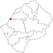 Peta lokasi Maseru